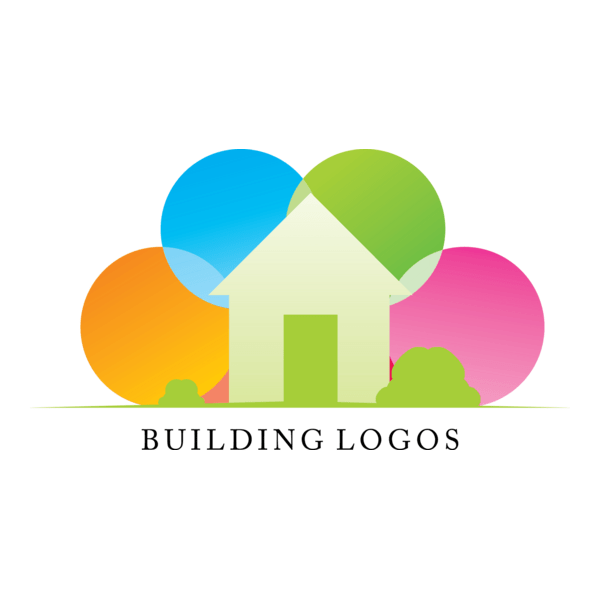 Building Image Logo PNG Vector
