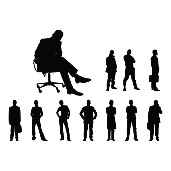 Businessmen Logo PNG Vector