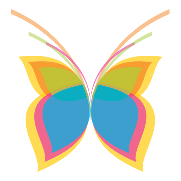 Butterfly Logo PNG Vector