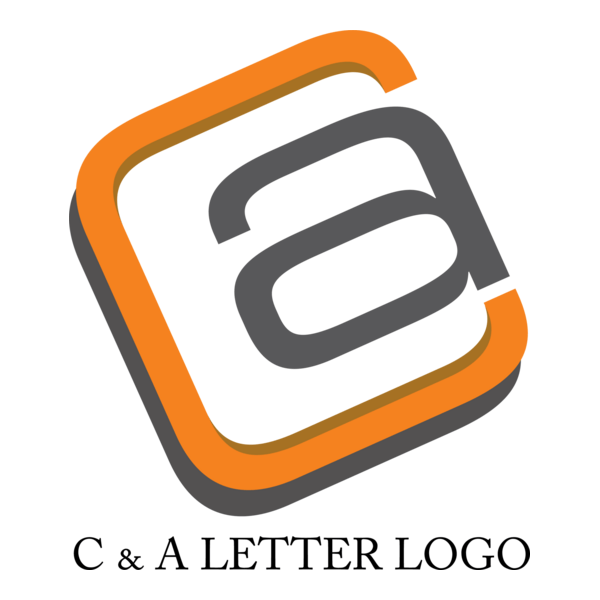 C A Letter Design Logo PNG Vector