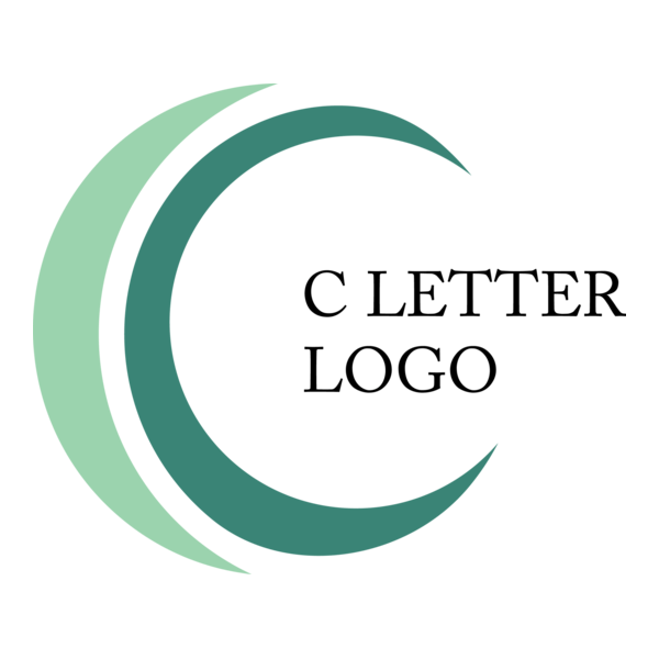 C Alphabet Design Logo PNG Vector