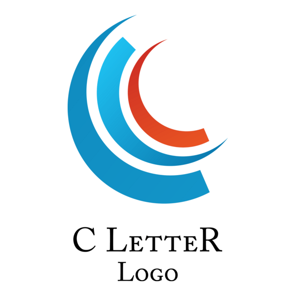 C Three Letter Logo PNG Vector