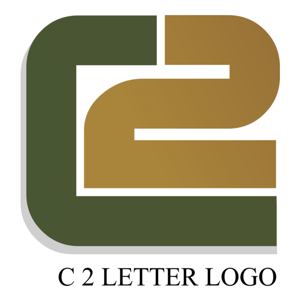 C2 Letter Logo PNG Vector