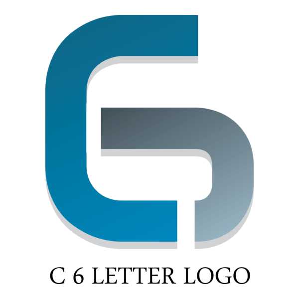 C6 Letter Logo PNG Vector