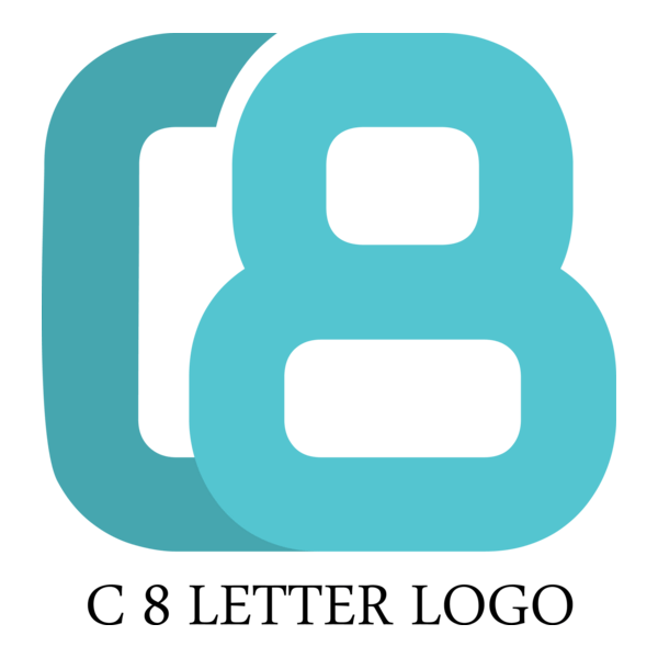 C8 Letter Logo PNG Vector