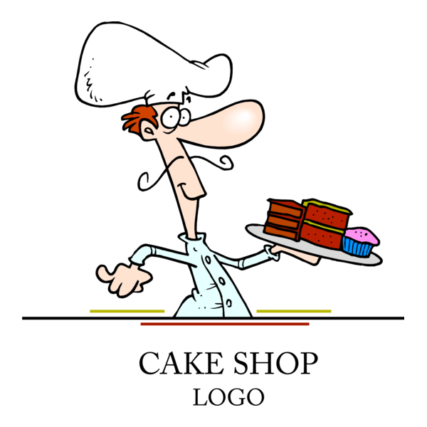 Cake Shop Food Hotel Logo PNG Vector