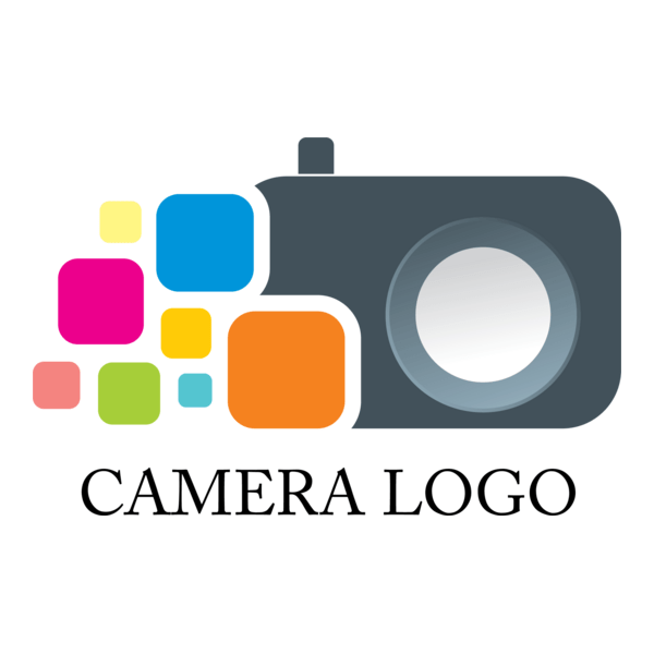 Camera Shop Design Logo PNG Vector