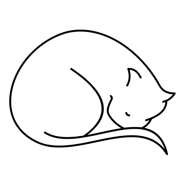 Cat Logo PNG Vector