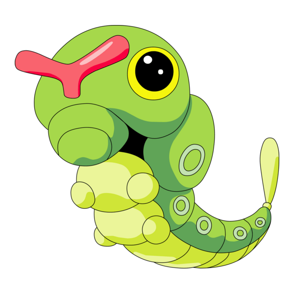 Caterpie Logo PNG Vector
