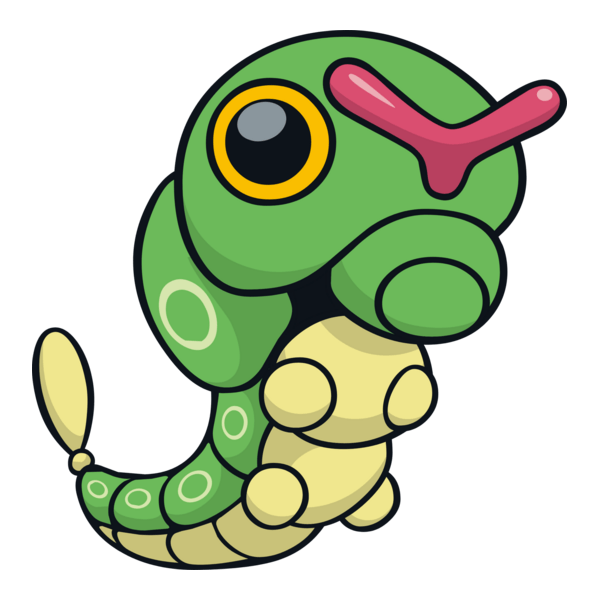 Caterpie Logo PNG Vector