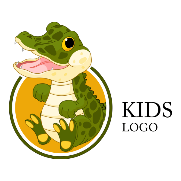 Child Kids School Cartoon Logo PNG Vector