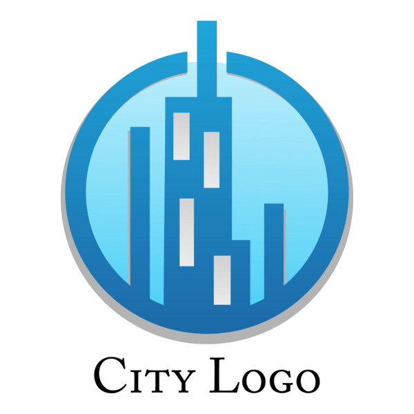 City Building Construction Logo PNG Vector