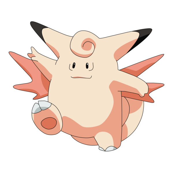 Clefable Logo PNG Vector