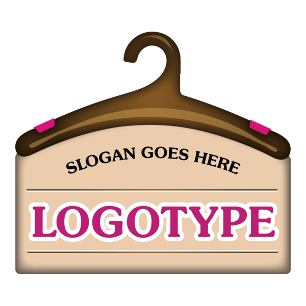 Clothes Hanger Logo PNG Vector