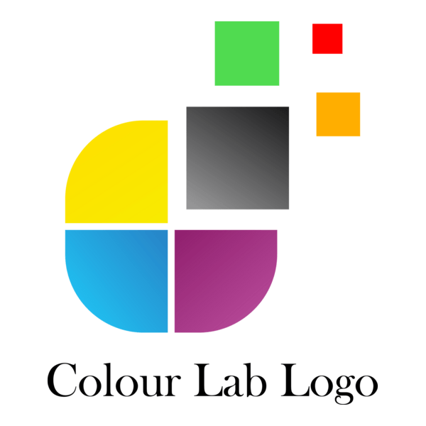 CMYK Colour Lab Art Logo PNG Vector