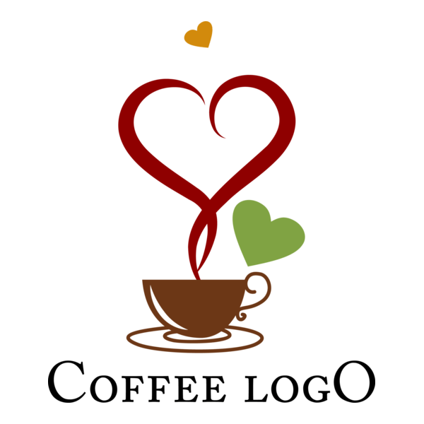 Coffee Cup Food Drink Logo PNG Vector