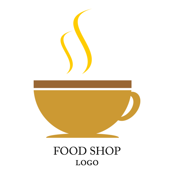 Coffee Cup Food Logo PNG Vector