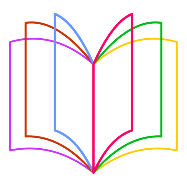 Colorful Education Book Logo PNG Vector
