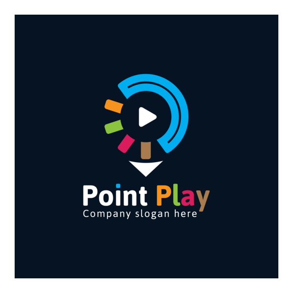 Colorful Multimedia Logo PNG Vector