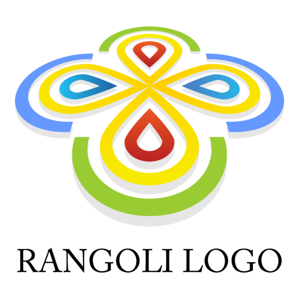 Colorful Rangoli Entertainment Logo PNG Vector