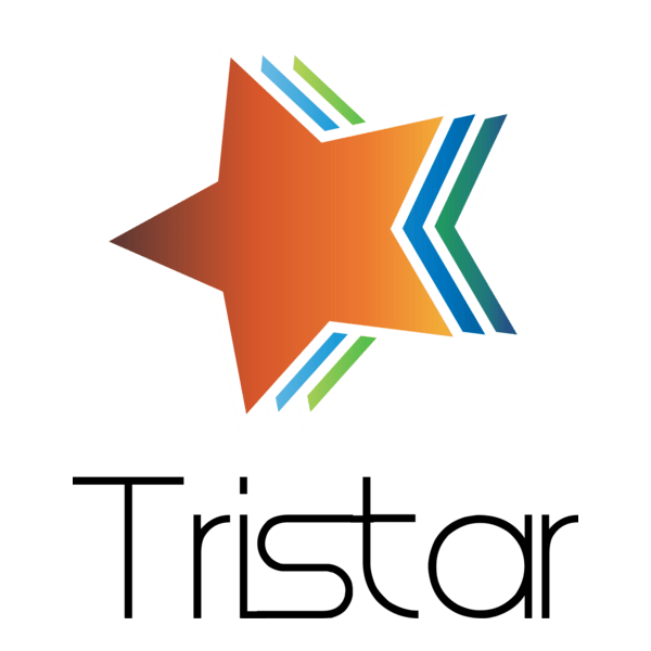 Colorful Tristar Corporate Logo PNG Vector