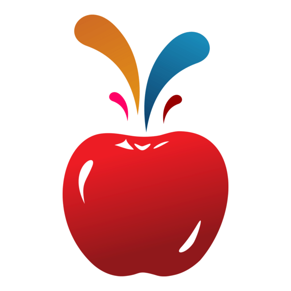 Colour Apple Logo PNG Vector