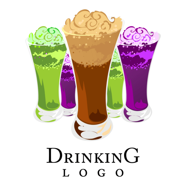 Colour Drink Food Logo PNG Vector