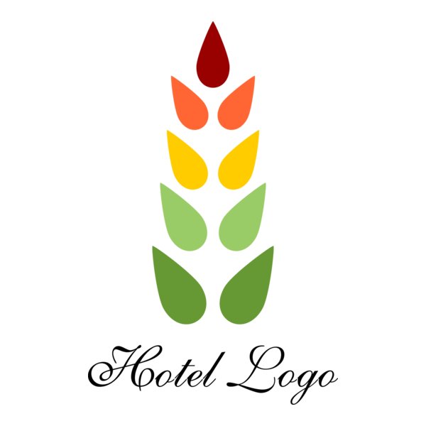 Colour Leaf Art Logo PNG Vector