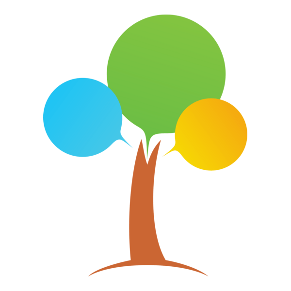 Colour Tree Logo PNG Vector