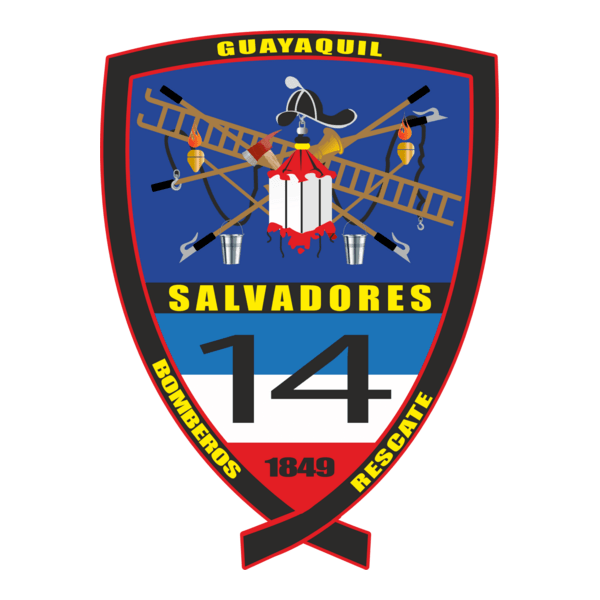 Compañia 14 SALVADORES BOMBEROS Logo PNG Vector
