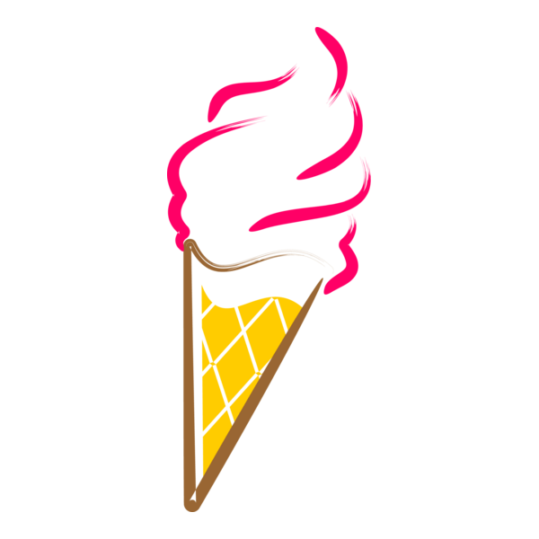 Cone Ice Food Logo PNG Vector