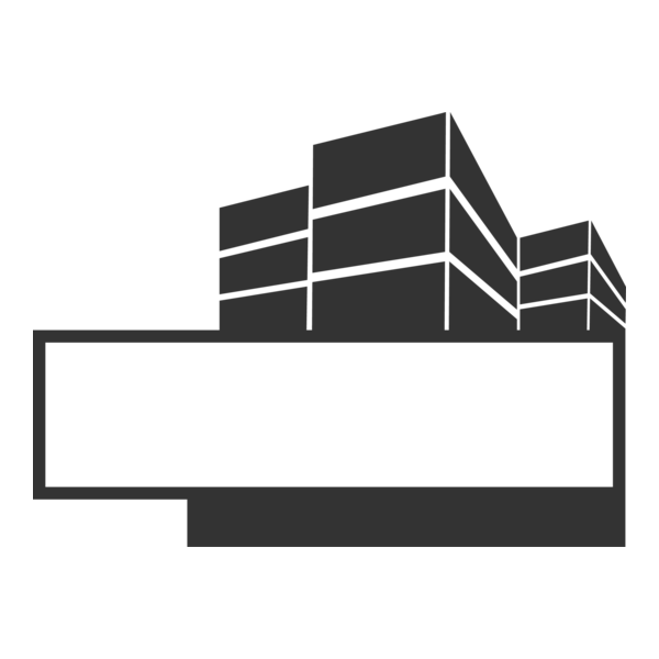 Construction Black Line Building Logo PNG Vector