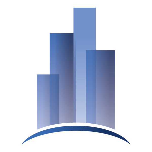 Construction Blue Building Logo PNG Vector