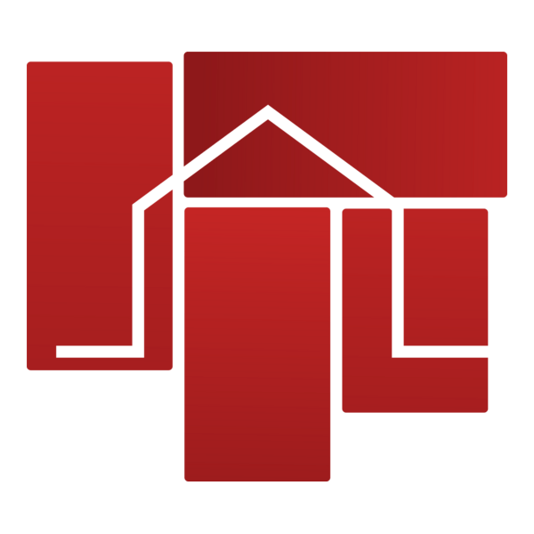 Construction Red Building Logo PNG Vector