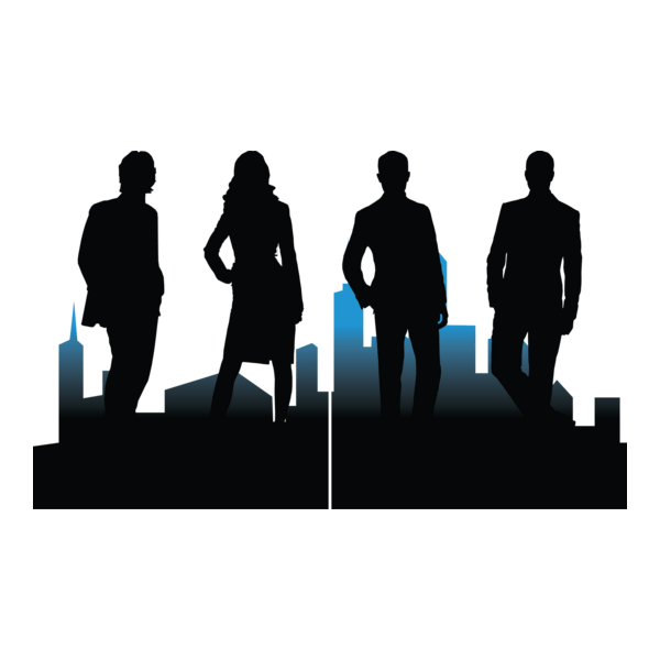 Corporate Silhouettes Logo PNG Vector