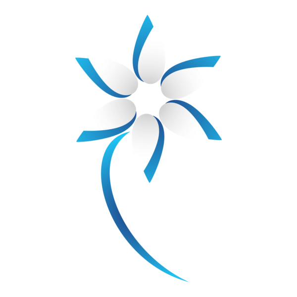 Craft Flower Logo PNG Vector