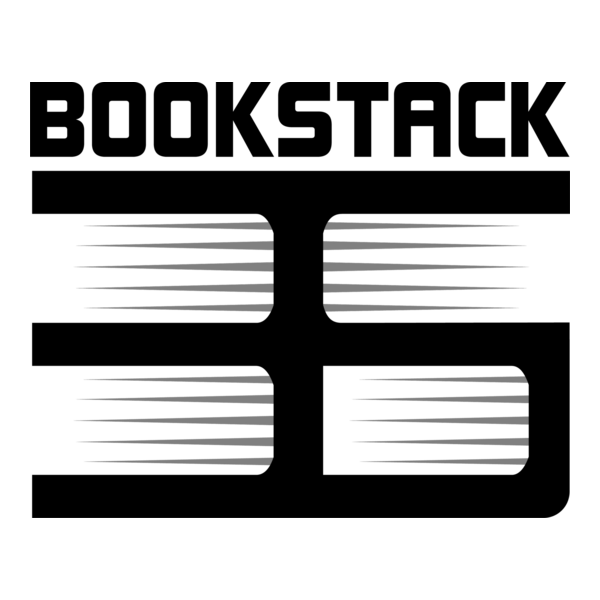 Creative Book Stack Logo PNG Vector