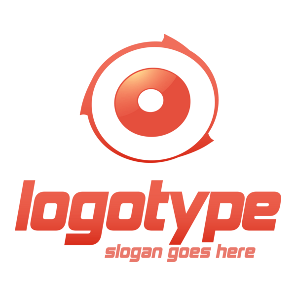 Creative Glossy Circle Service Logo PNG Vector