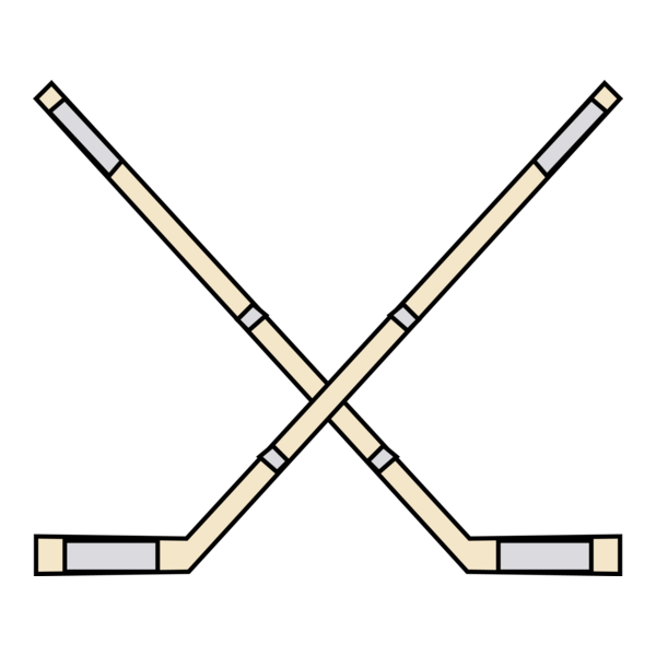 CROSSED HOCKEY STICKS Logo PNG Vector