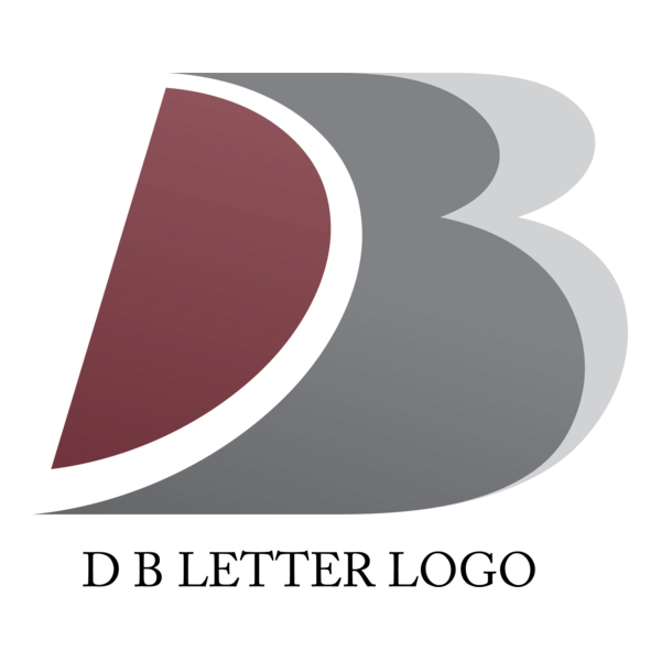 D B Letter Design Logo PNG Vector