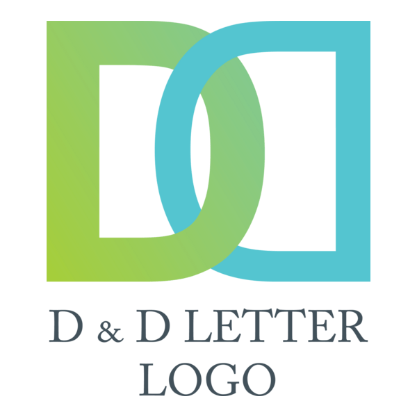 D D Letter Logo PNG Vector