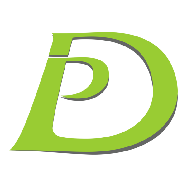 D P Letter Logo PNG Vector