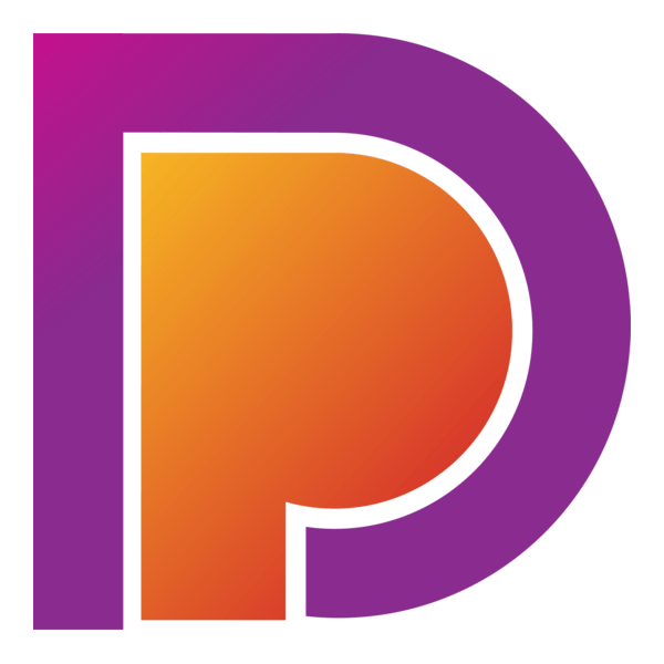 D P Letter Logo PNG Vector