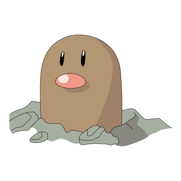 Diglett Logo PNG Vector