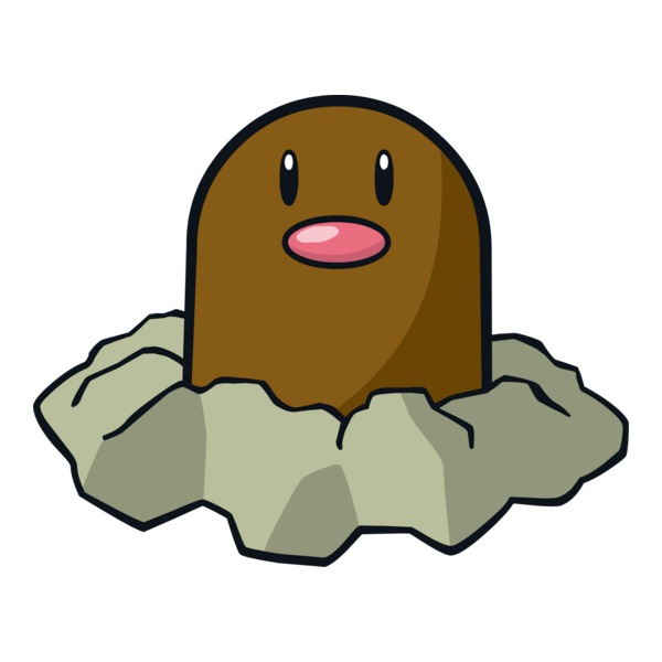 Diglett Logo PNG Vector