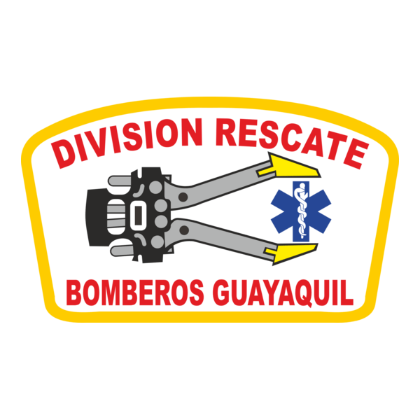 División de Rescate Bomberos Guayaquil Logo PNG Vector