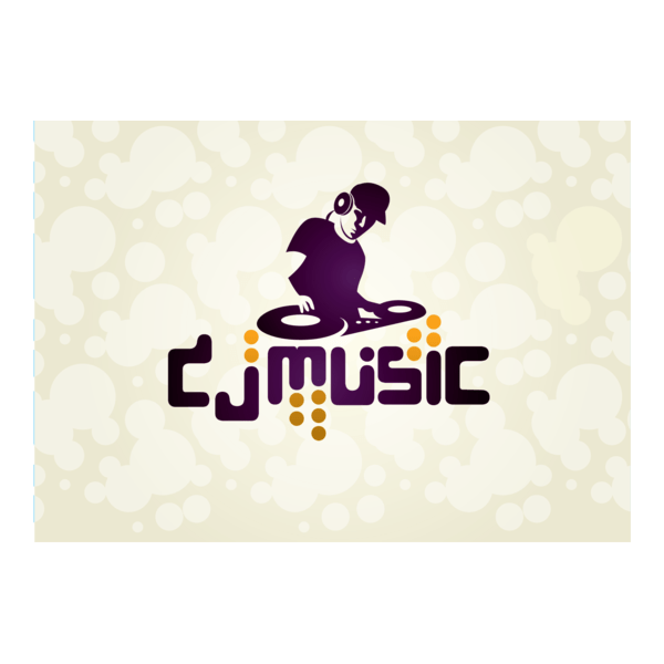 DJ Music Logo PNG Vector