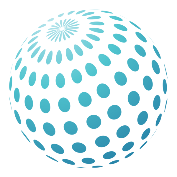 Dot Globe Logo PNG Vector