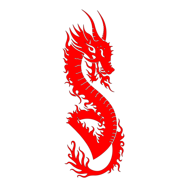 Dragon Logo PNG Vector