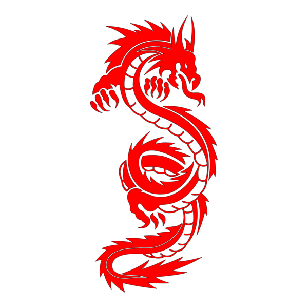 Dragon Logo PNG Vector